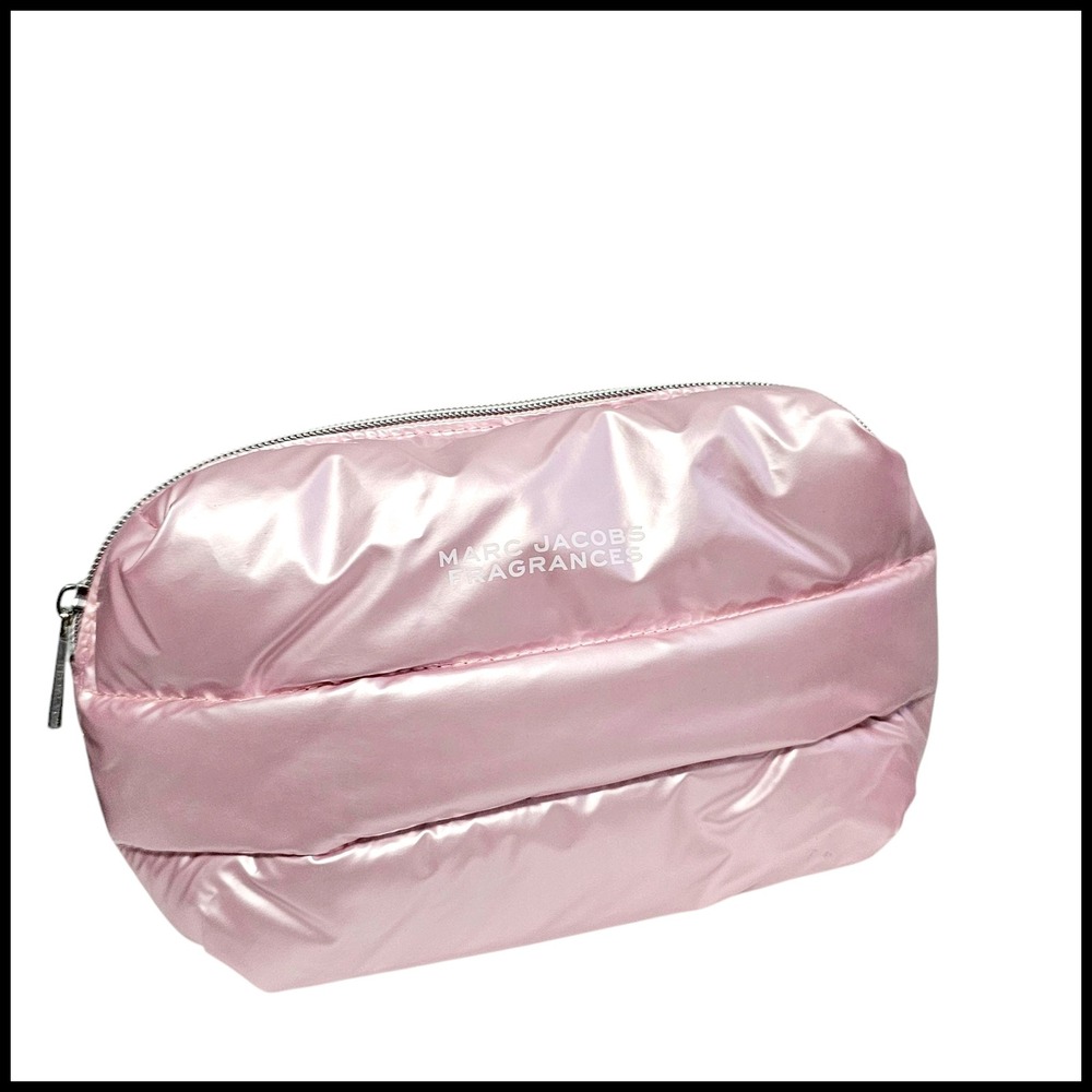 Marc Jacobs‎ Fragrances Padded Makeup Bag Cosmetic Travel Pouch Pink